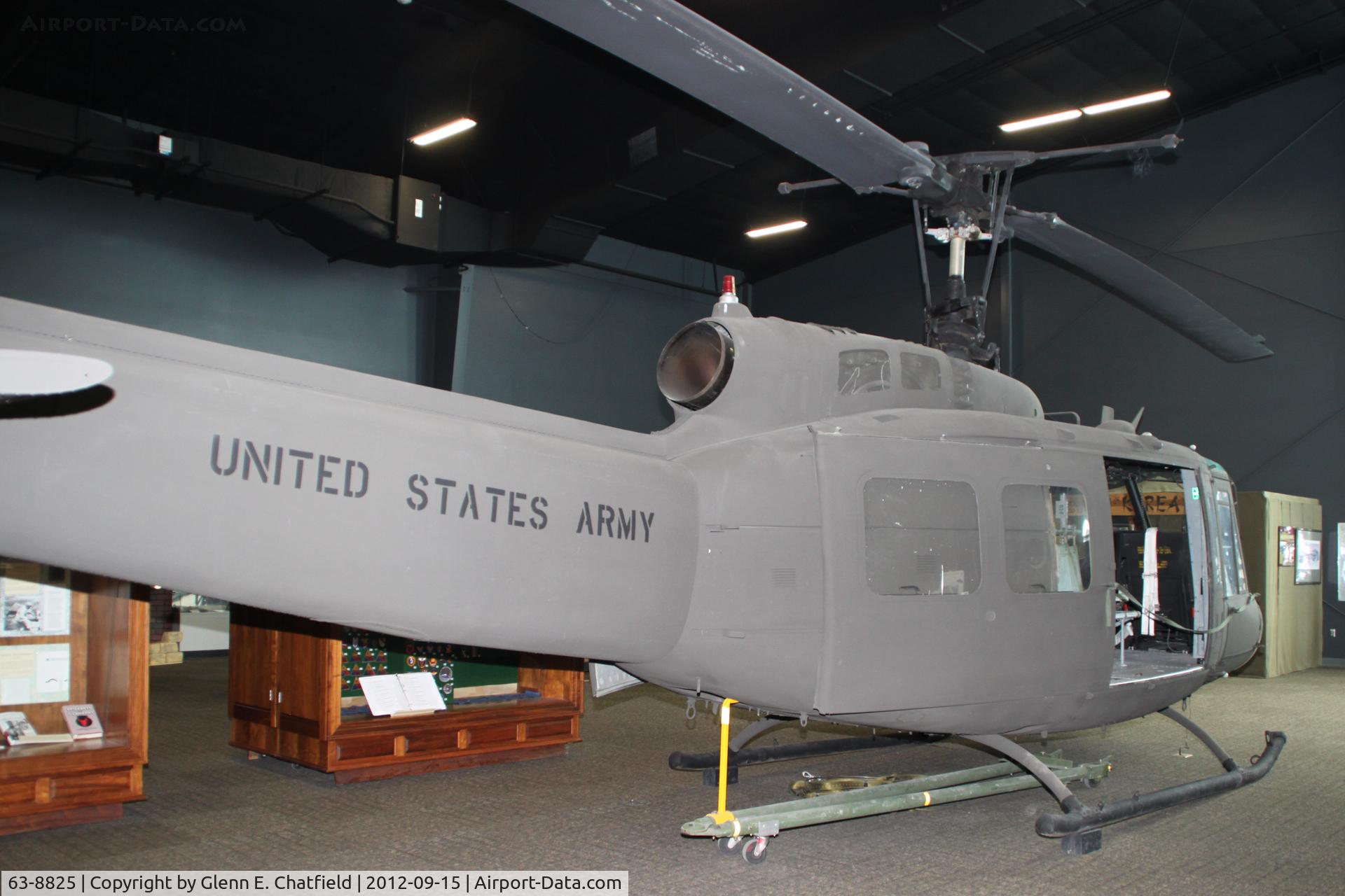 63-8825, 1963 Bell UH-1H Iroquois C/N 4117, At the Iowa Gold Star Military Museum