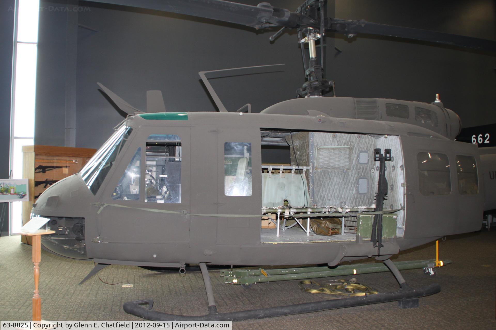 63-8825, 1963 Bell UH-1H Iroquois C/N 4117, At the Iowa Gold Star Military Museum