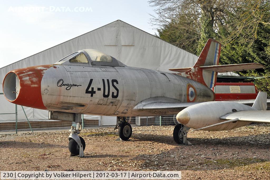 230, Dassault MD-450 Ouragan C/N 230, at Savigny-les-Beaune