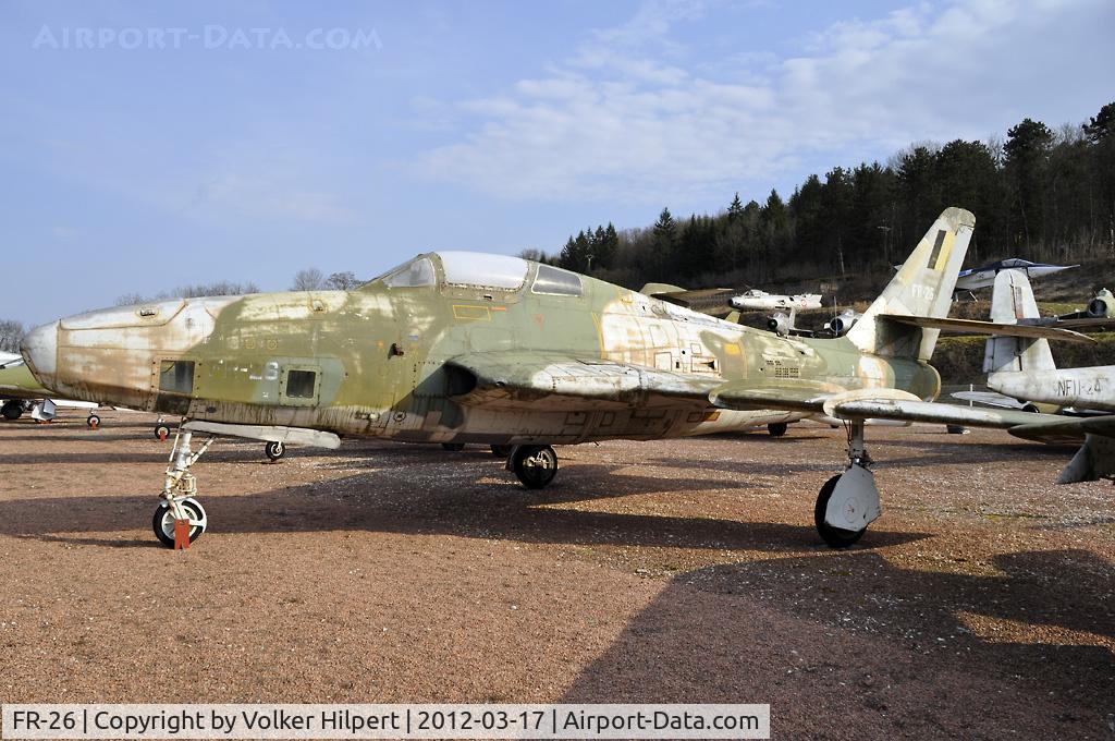 FR-26, 1951 Republic RF-84F Thunderflash C/N Not found (51-1886), at Savigny-les-Beaune