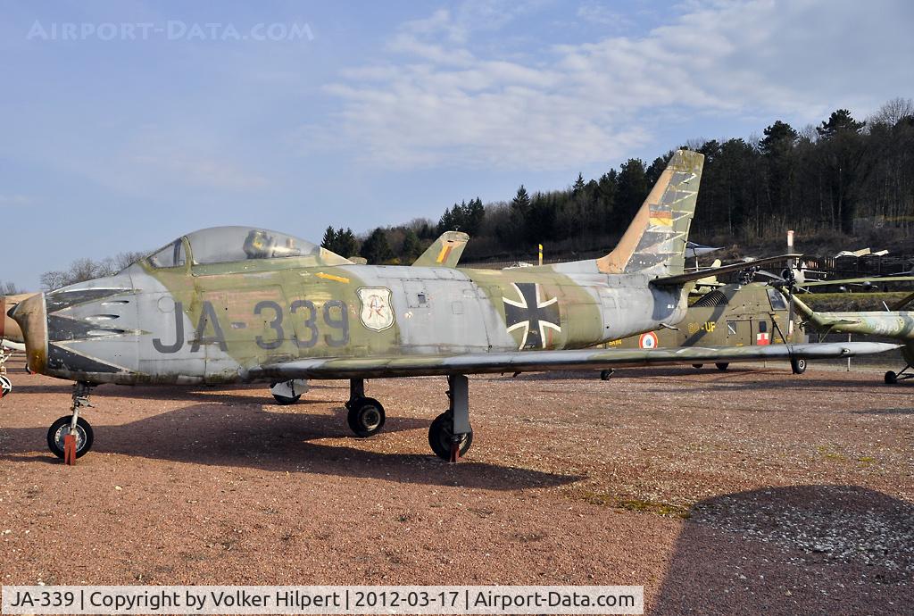 JA-339, Canadair CL-13B Sabre 6 C/N S6-1651, at Savigny-les-Beaune