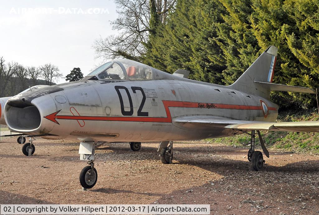 02, Dassault Super Mystere B.2 C/N 02, at savigny-les-Beaune