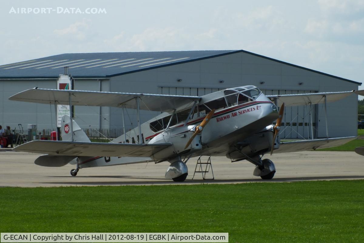 G-ECAN, 1943 De Havilland Australia DH-84 Dragon 3 C/N DHA2048, at the 2012 Sywell Airshow