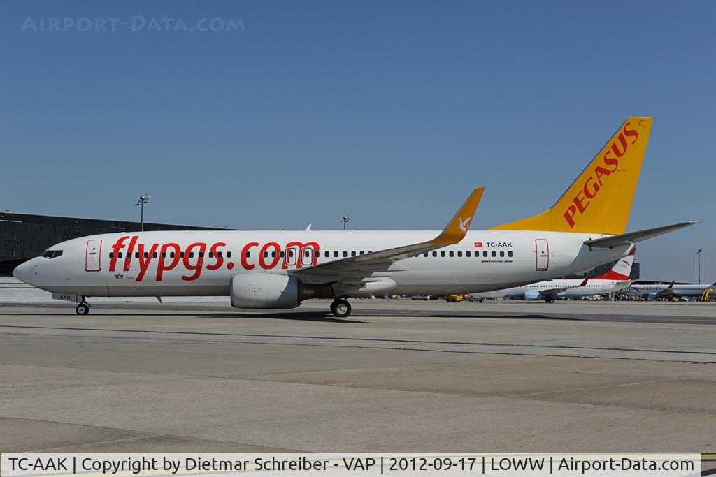 TC-AAK, 2007 Boeing 737-8FH C/N 35094/2195, Pegasus Boeing 737-800