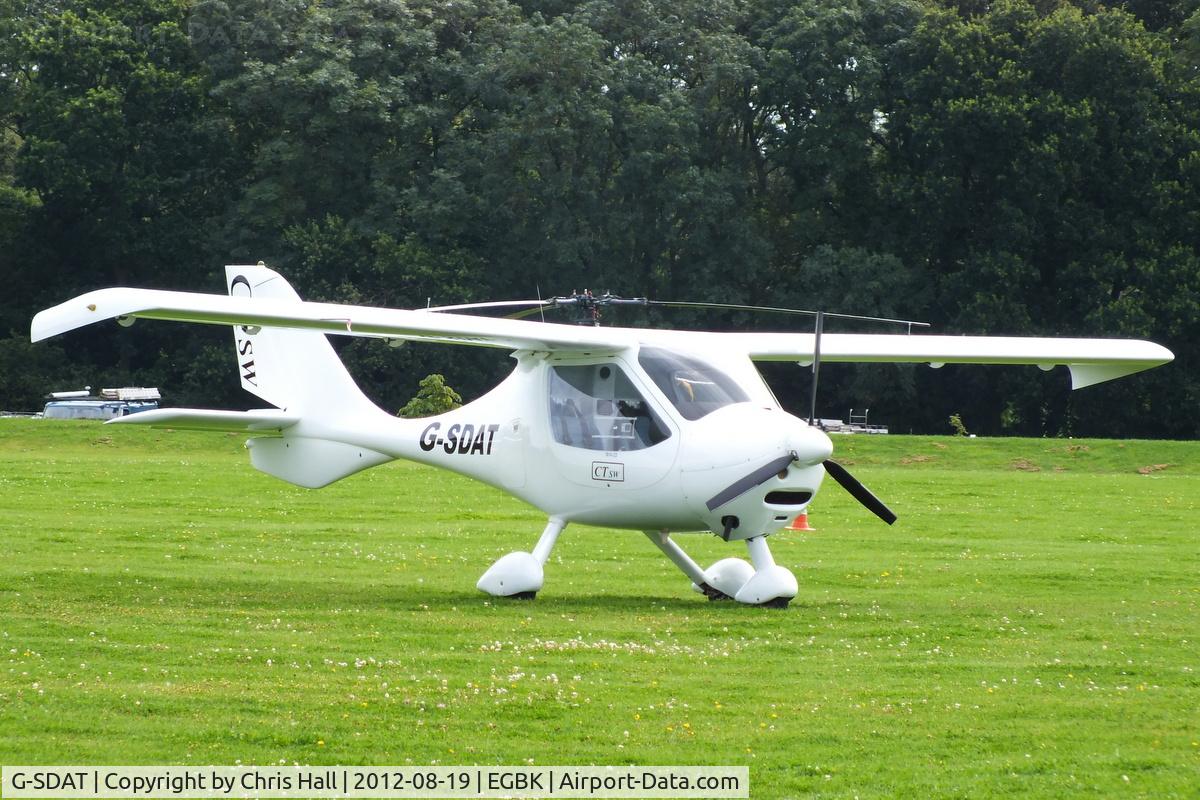 G-SDAT, 2007 Flight Design CTSW C/N 8312, at the 2012 Sywell Airshow