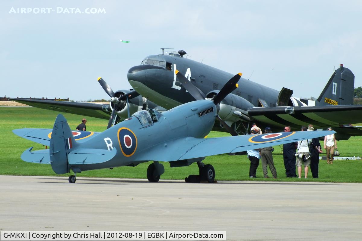 G-MKXI, 1944 Supermarine 365 Spitfire PR.XI C/N 6S/504719, at the 2012 Sywell Airshow
