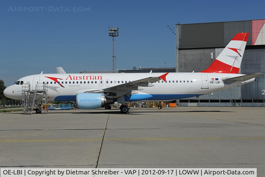 OE-LBI, 2003 Airbus A320-214 C/N 1937, Austrian Airlines Airbus 320