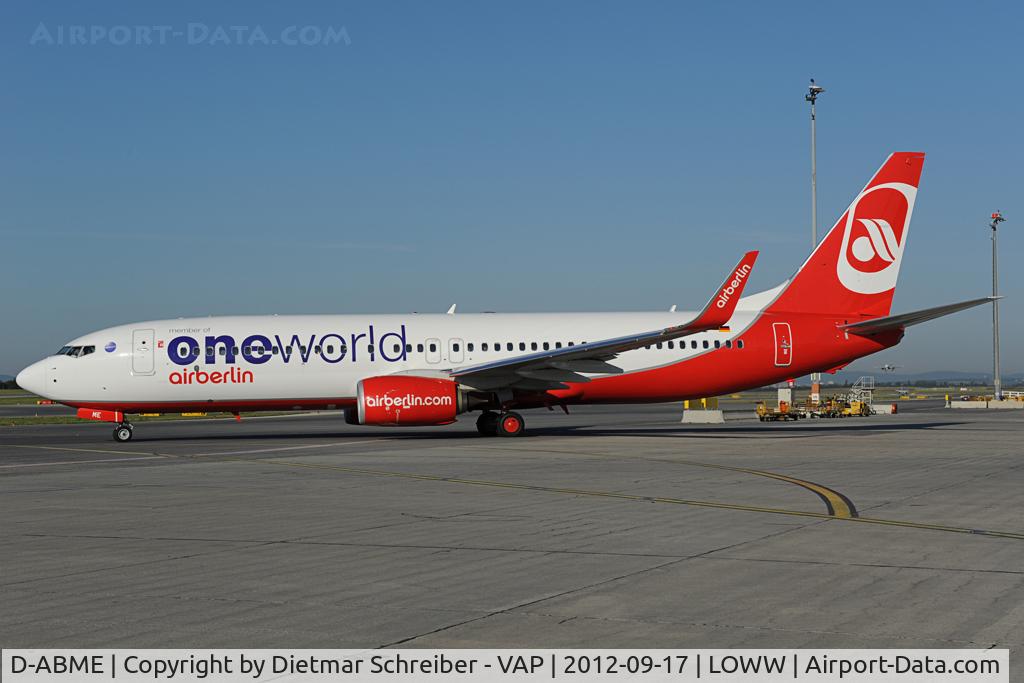 D-ABME, 2012 Boeing 737-86J C/N 37766, Air Berlin Boeing 737-800