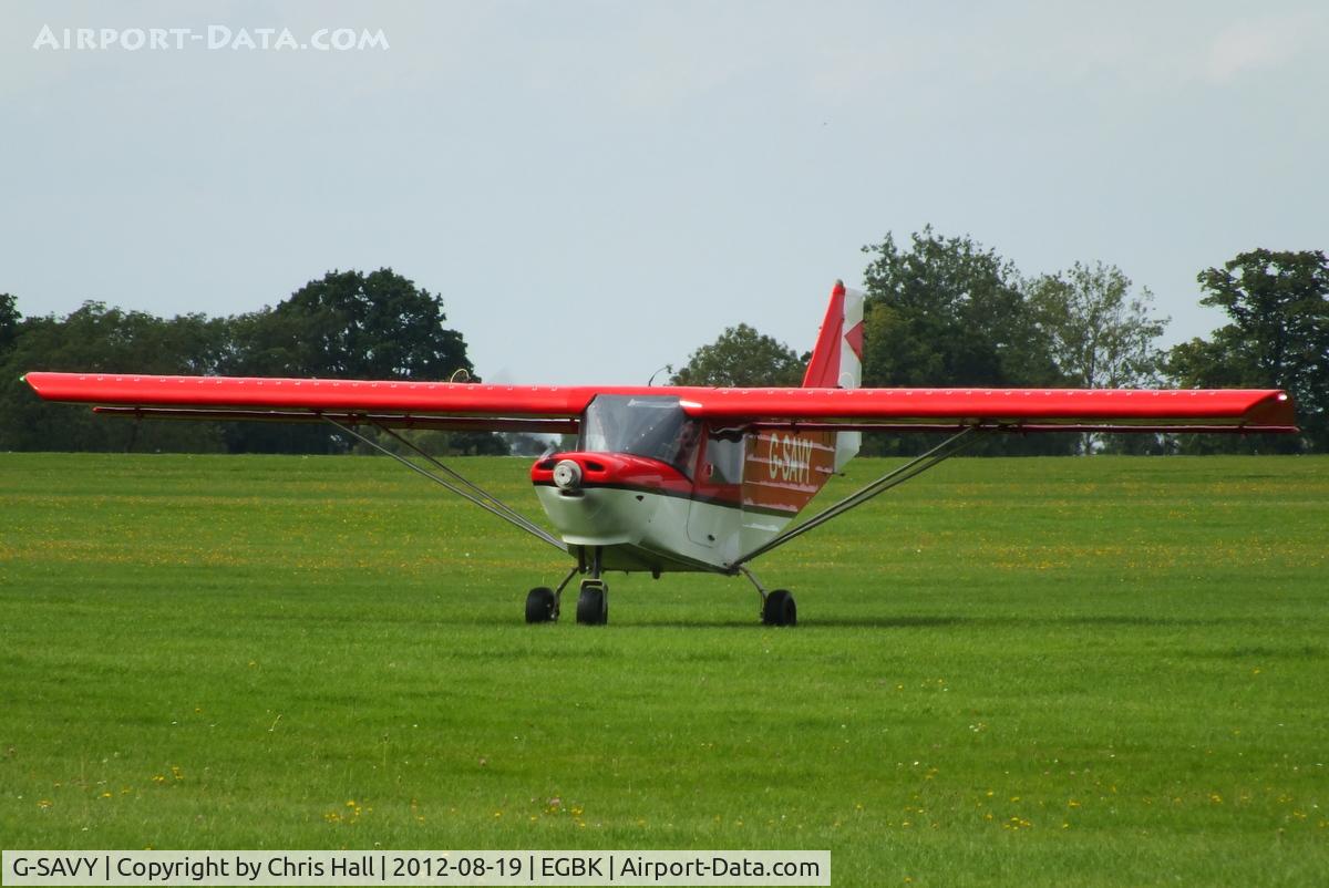 G-SAVY, 2009 ICP MXP-740 Savannah VG Jabiru(1) C/N BMAA/HB/499, at the 2012 Sywell Airshow