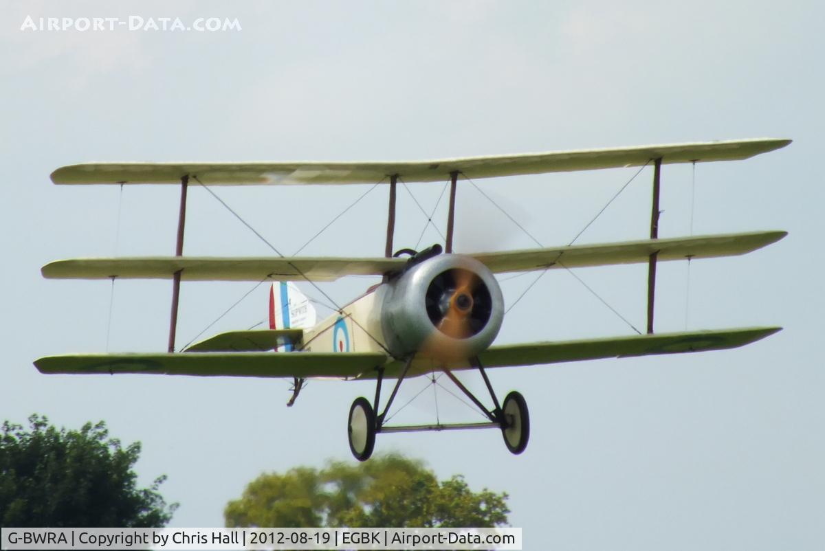 G-BWRA, 1988 Sopwith Triplane Replica C/N PFA 021-10035, at the 2012 Sywell Airshow