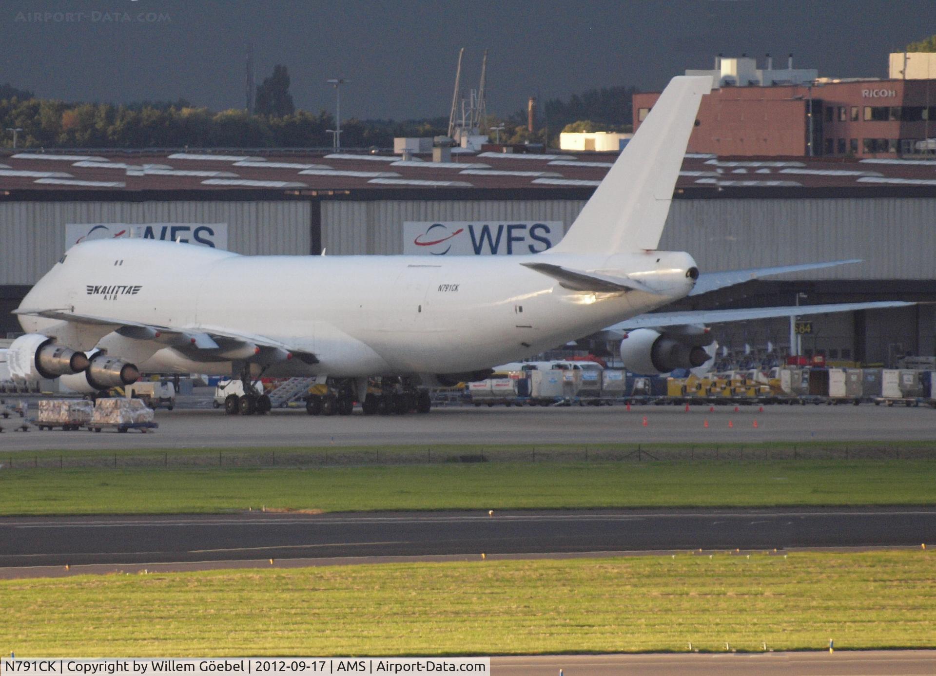 N791CK, 1987 Boeing 747-251F C/N 23888, Parking on the Cargo gate