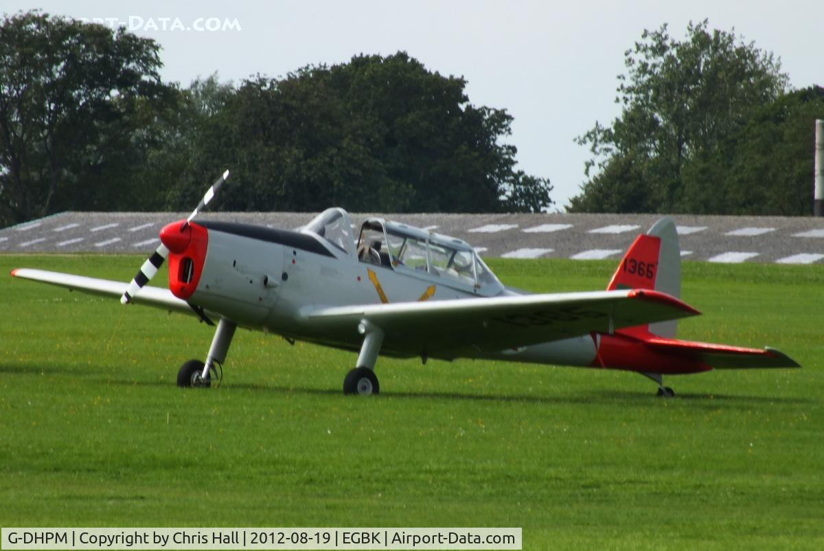 G-DHPM, 1959 OGMA DHC-1 Chipmunk T.20 C/N OGMA-55, at the 2012 Sywell Airshow