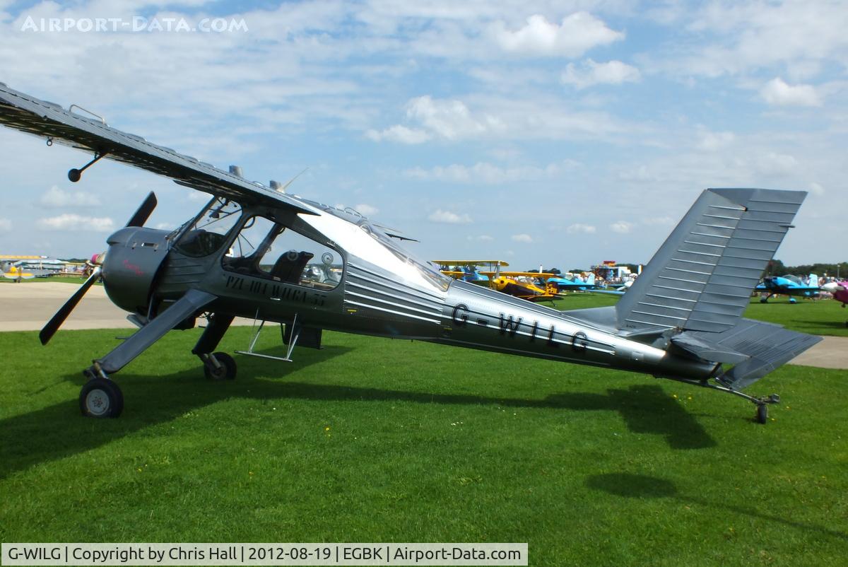 G-WILG, 1972 PZL-Okecie PZL-104 Wilga 35A C/N 62153, at the 2012 Sywell Airshow