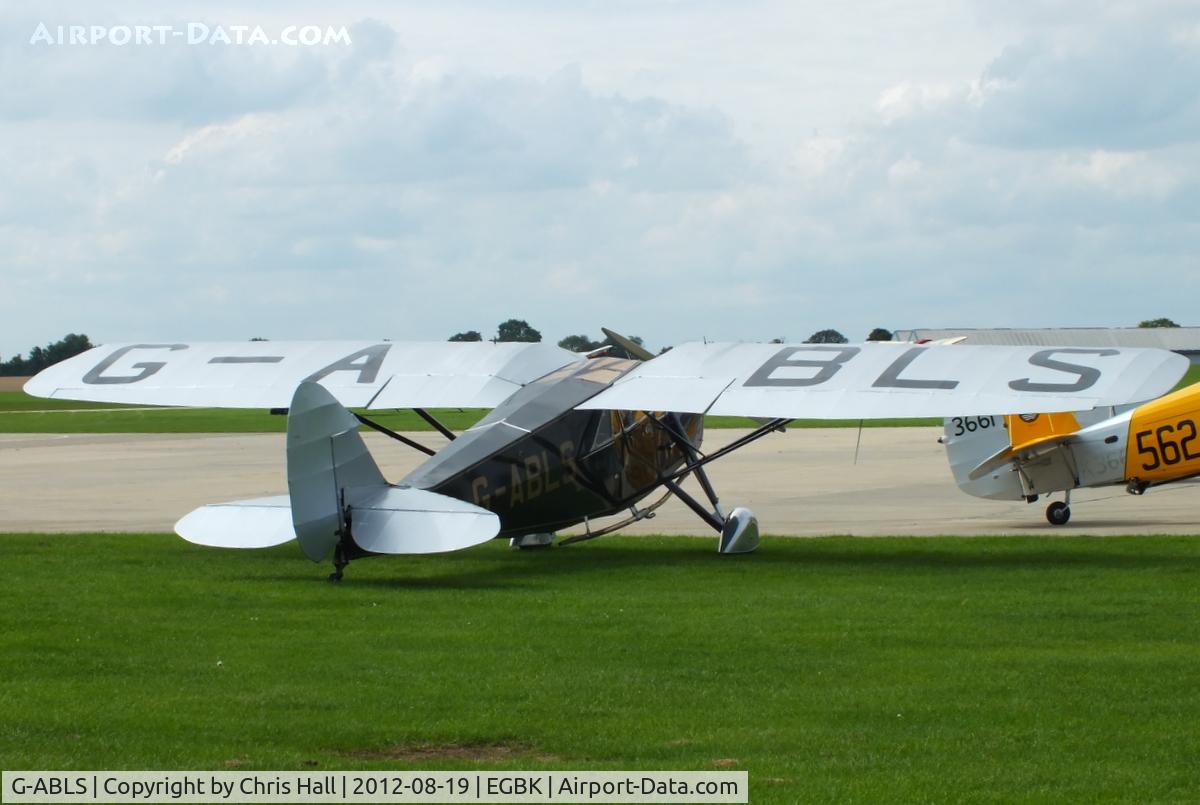 G-ABLS, 1931 De Havilland DH.80A Puss Moth C/N 2164, at the 2012 Sywell Airshow