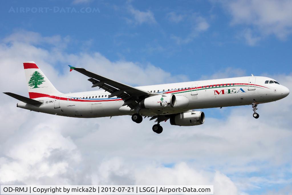 OD-RMJ, 2003 Airbus A321-231 C/N 2055, Landing
