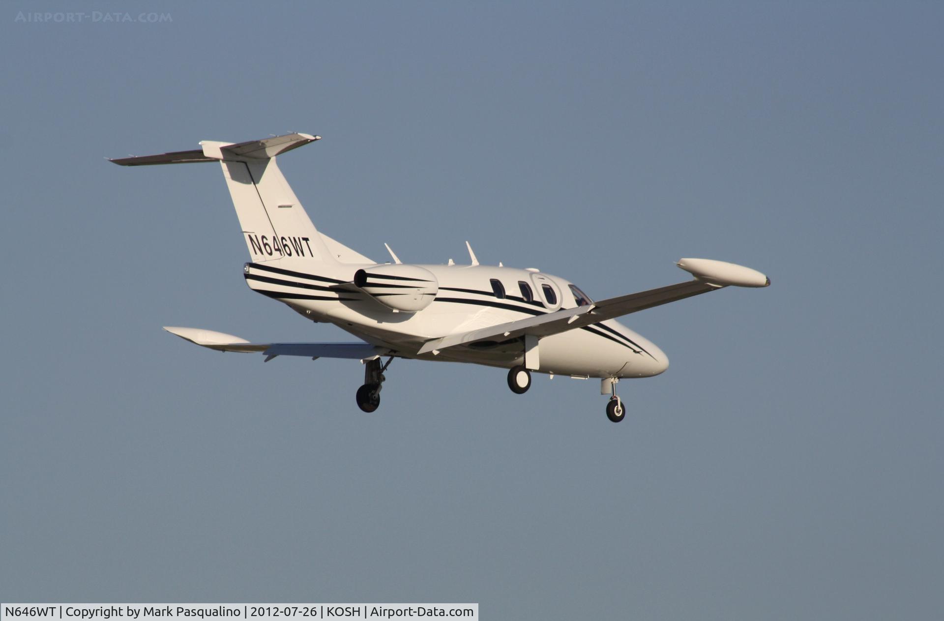 N646WT, 2008 Eclipse Aviation Corp EA500 C/N 000225, Eclispe EA500