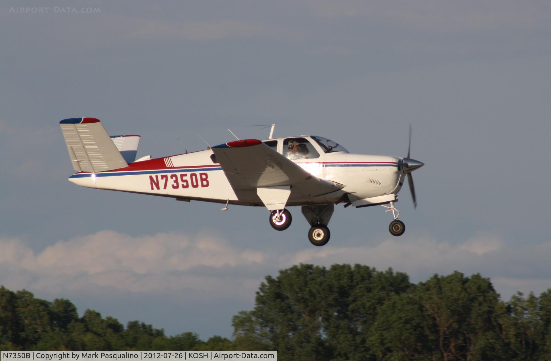 N7350B, 1954 Beech E35 C/N D-3813, Beech E35