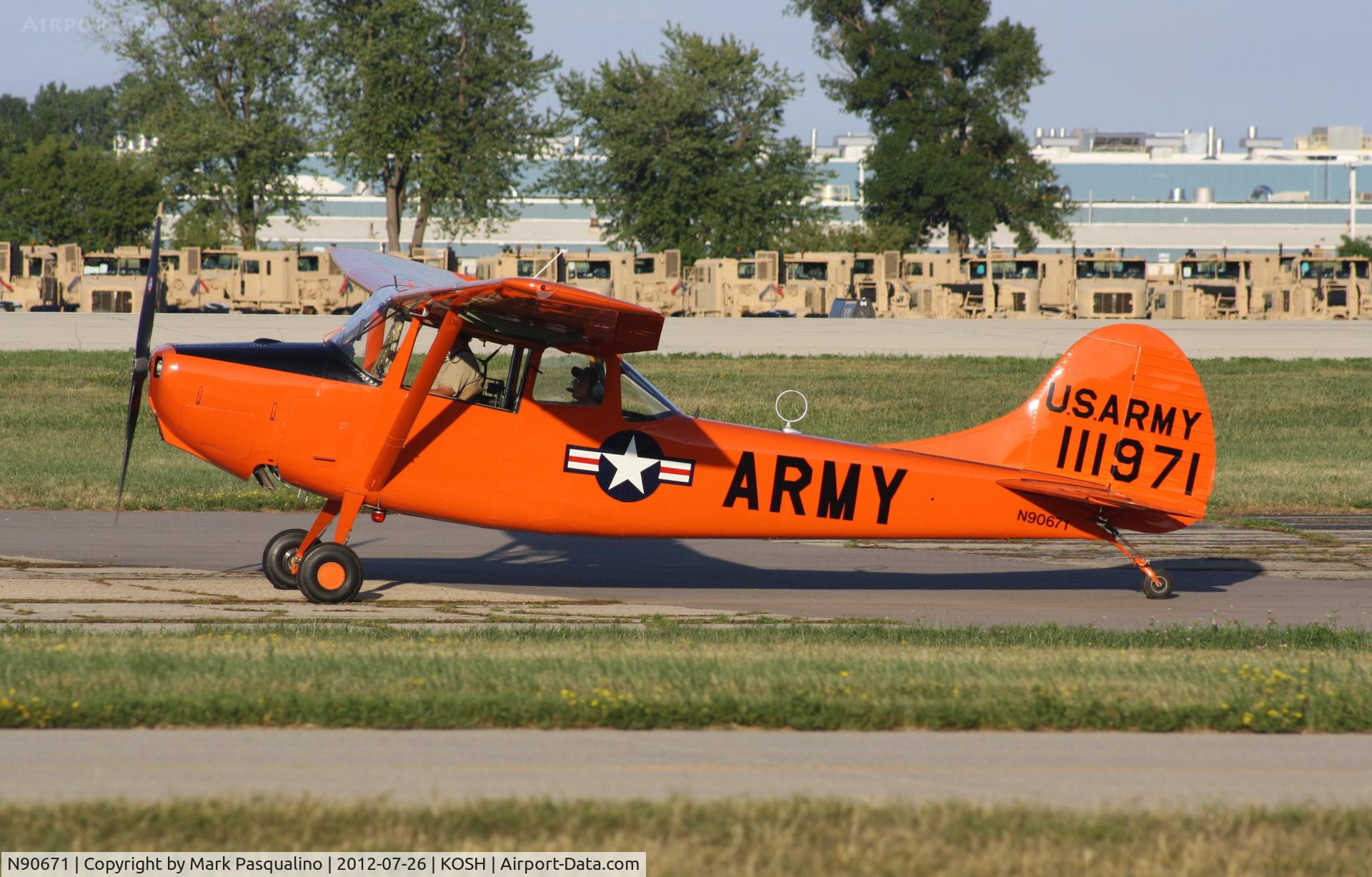 N90671, 1951 Cessna O-1A Bird Dog C/N 22285, Cessna 305A