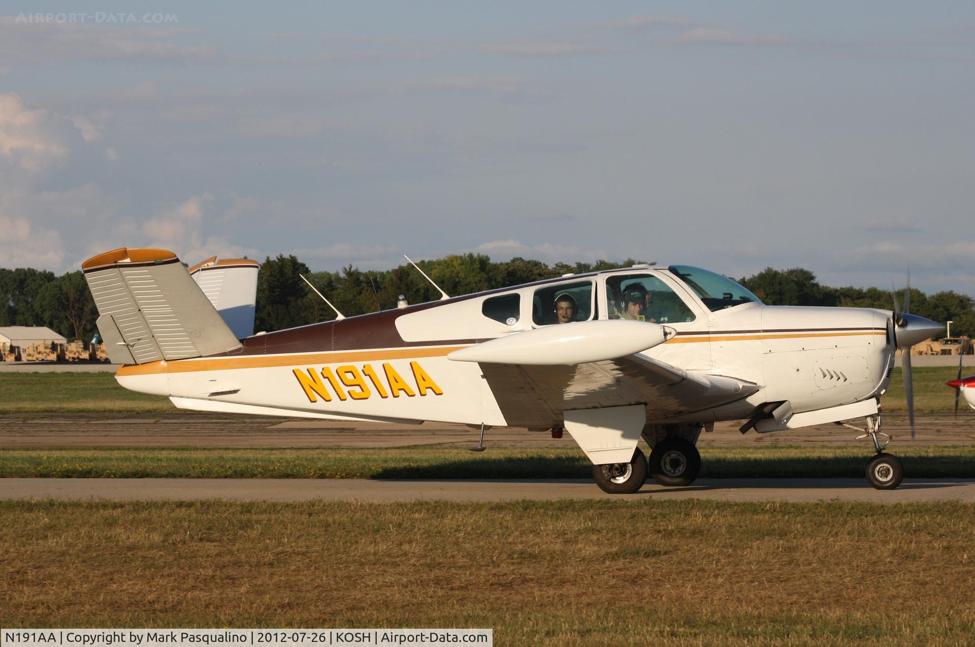 N191AA, 1959 Beech K35 Bonanza C/N D-5914, Beech K35