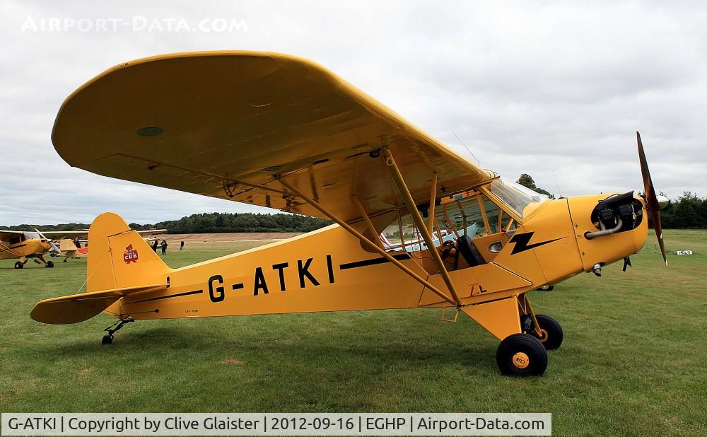 G-ATKI, 1946 Piper J3C-65 Cub Cub C/N 17545, Ex: NC70536 > N70536 > G-ATYK - Originally owned to a Trustee of, Felthorpe Flying Club in October 1965 and currently in private hands since September 2012.
