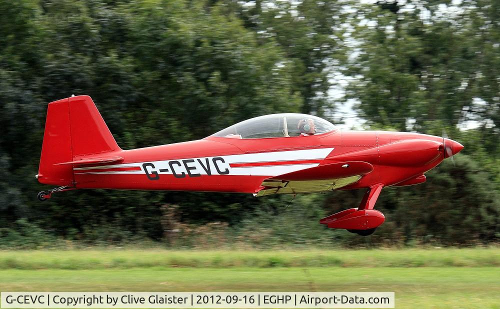 G-CEVC, 2007 Vans RV-4 C/N 2726, Ex: N2063Z > G-CEVC - Originally owned to and currently in private hands since September 2007.