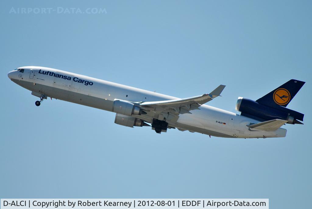 D-ALCI, 2000 McDonnell Douglas MD-11F C/N 48800, Climbing off r/w 07L