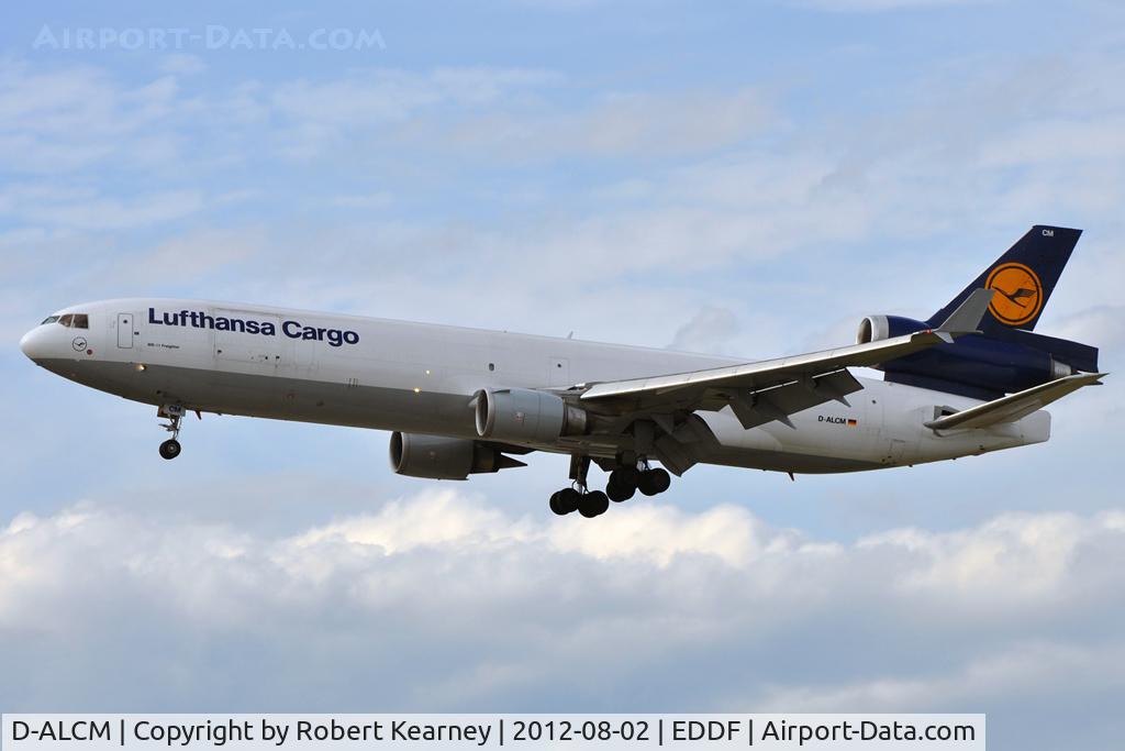 D-ALCM, 2001 McDonnell Douglas MD-11F C/N 48805, On finals for r/w 25L