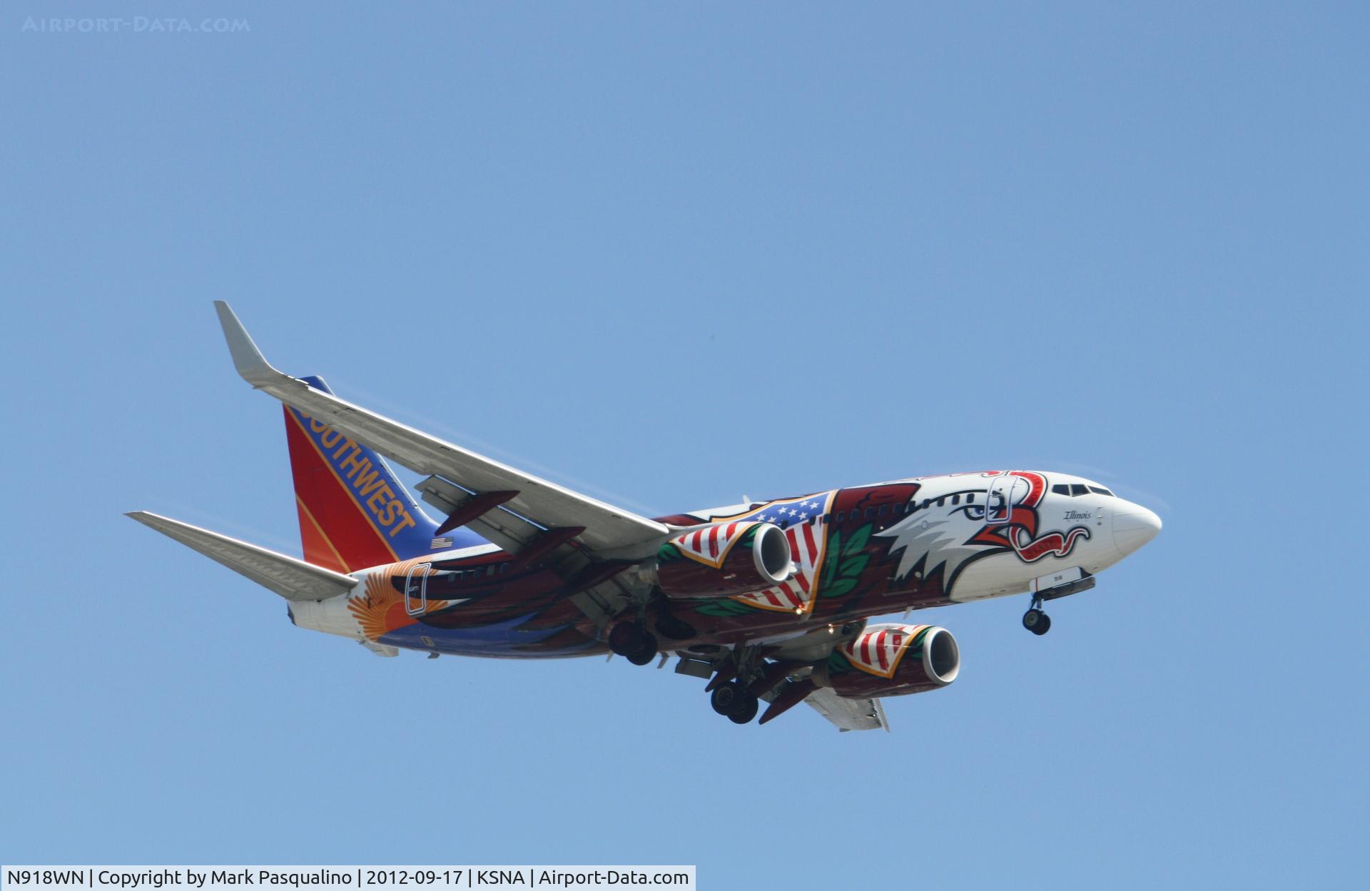 N918WN, 2008 Boeing 737-7H4 C/N 29843, Boeing 737-700