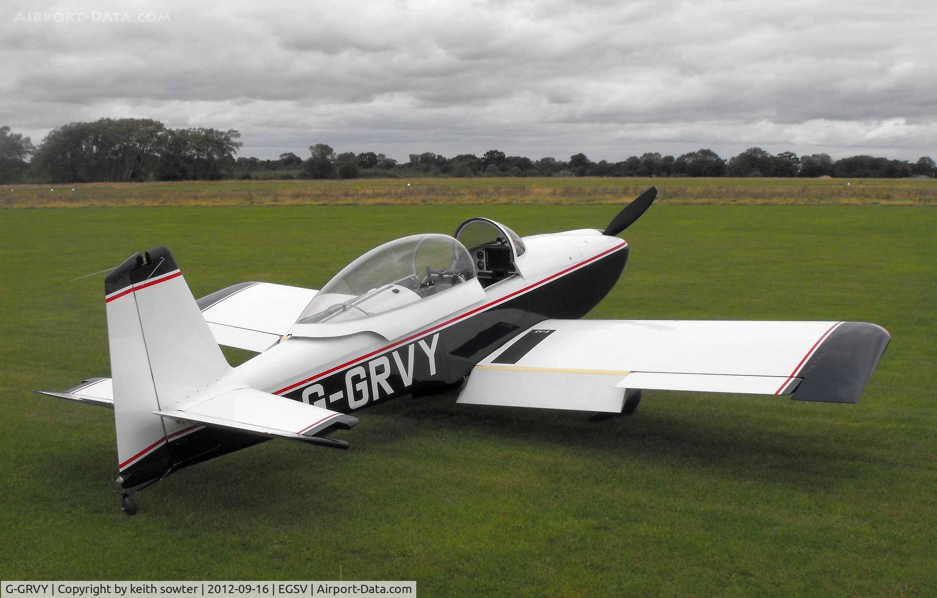 G-GRVY, 2011 Vans RV-8 C/N PFA 303-14718, Weekend Visitor