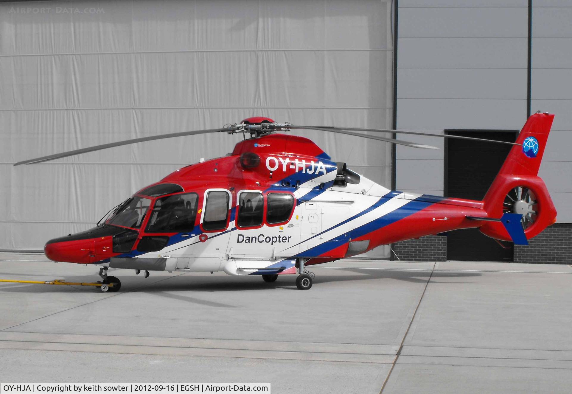 OY-HJA, 2009 Eurocopter EC-155B-1 C/N 6828, Used for North Sea Gas Field Support