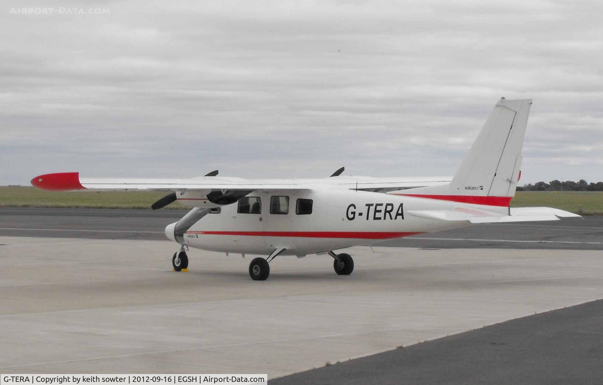 G-TERA, 2007 Vulcanair P-68 Observer 2 C/N 433-29 OB2, Parked up on the Saxon AIr RAmp
