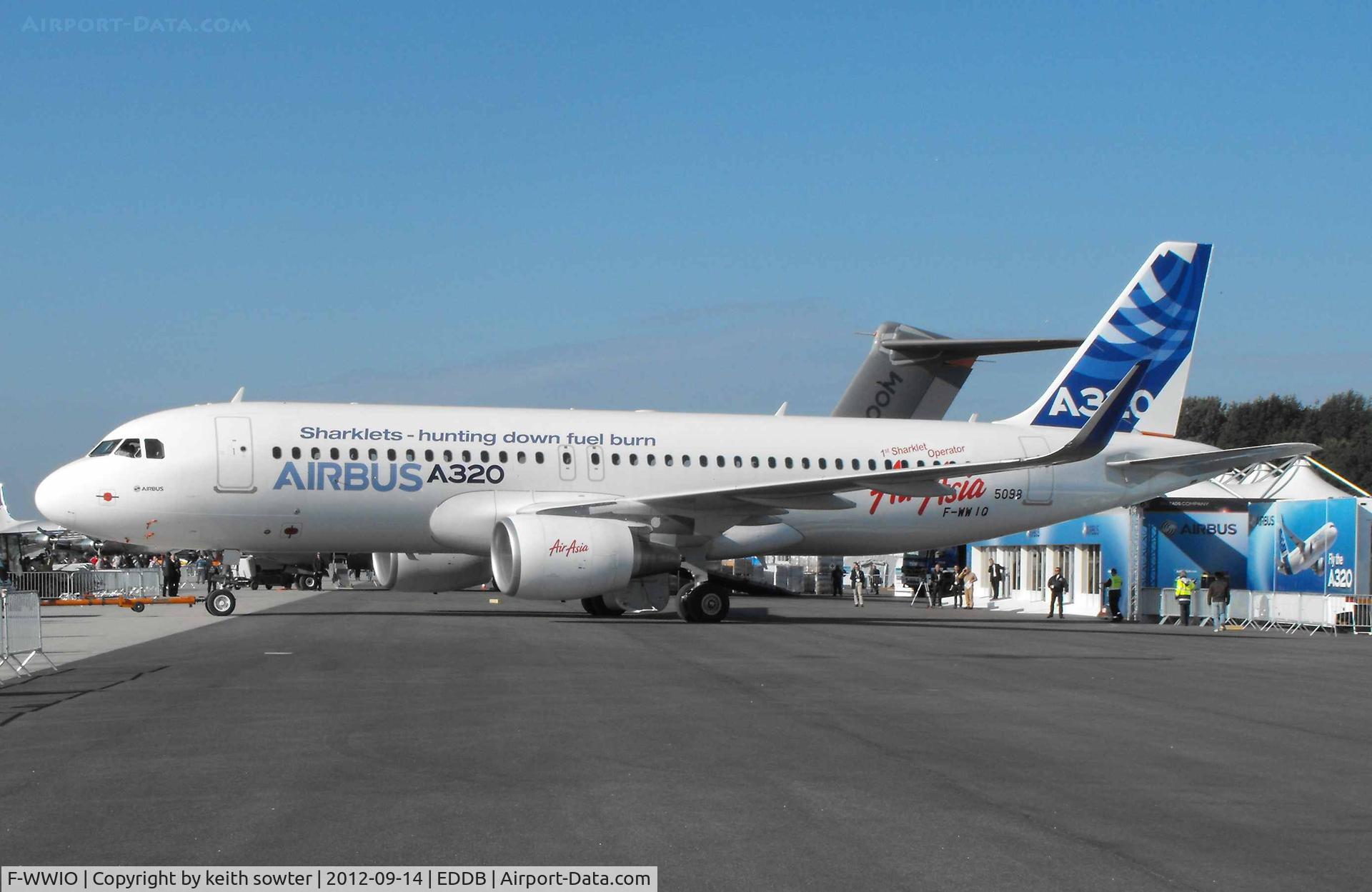 F-WWIO, 2011 Airbus A320-216 C/N 4882, At the Berlin ILA Air Show displaying the new 