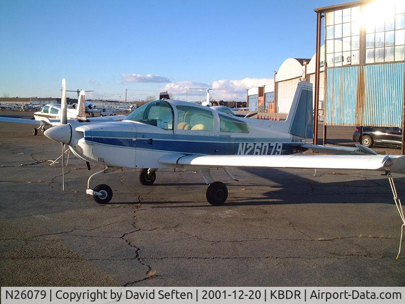 N26079, 1977 Grumman American AA-5A Cheetah C/N AA5A0418, Grumman N26079 at Sikorsky Airport Stratford, CT.