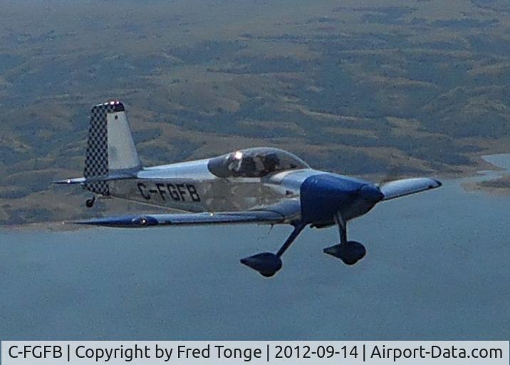 C-FGFB, 2008 Vans RV-7 C/N 72565, Over the Missouri River August 2012