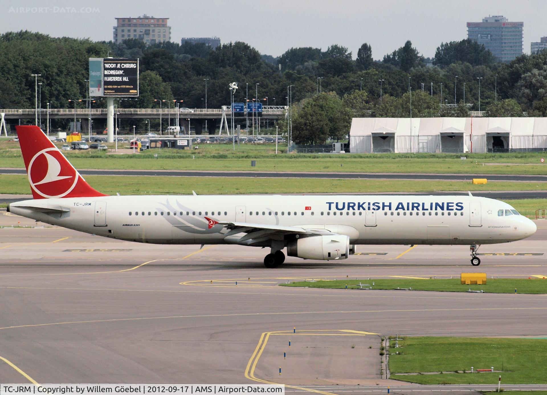 TC-JRM, 2011 Airbus A321-231 C/N 4643, Taxi to runway 24 of Amsterdam Airport