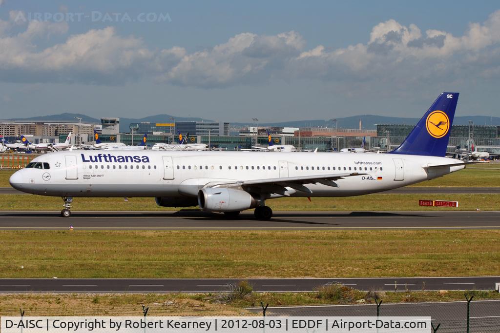 D-AISC, 1999 Airbus A321-231 C/N 1161, Taxiing around for departure