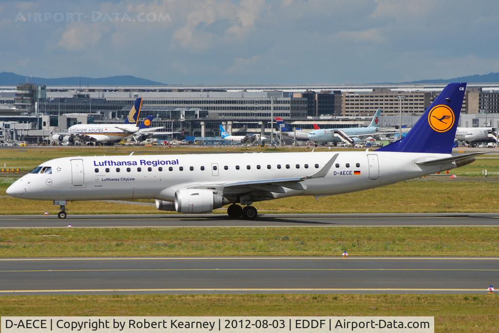 D-AECE, 2010 Embraer 190LR (ERJ-190-100LR) C/N 19000341, Taxiing around for departure