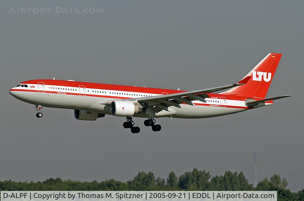 D-ALPF, 2002 Airbus A330-223 C/N 476, LTU D-ALPF short finals Rwy23L