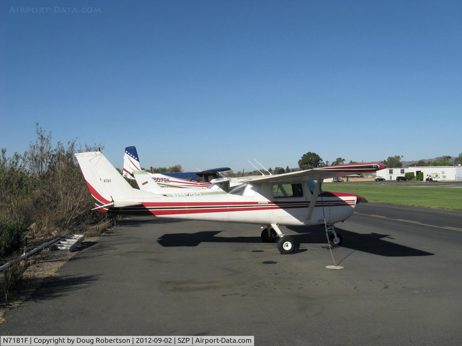 N7181F, 1966 Cessna 150F C/N 15063781, 1966 Cessna 150F, Continental O-200 100 Hp