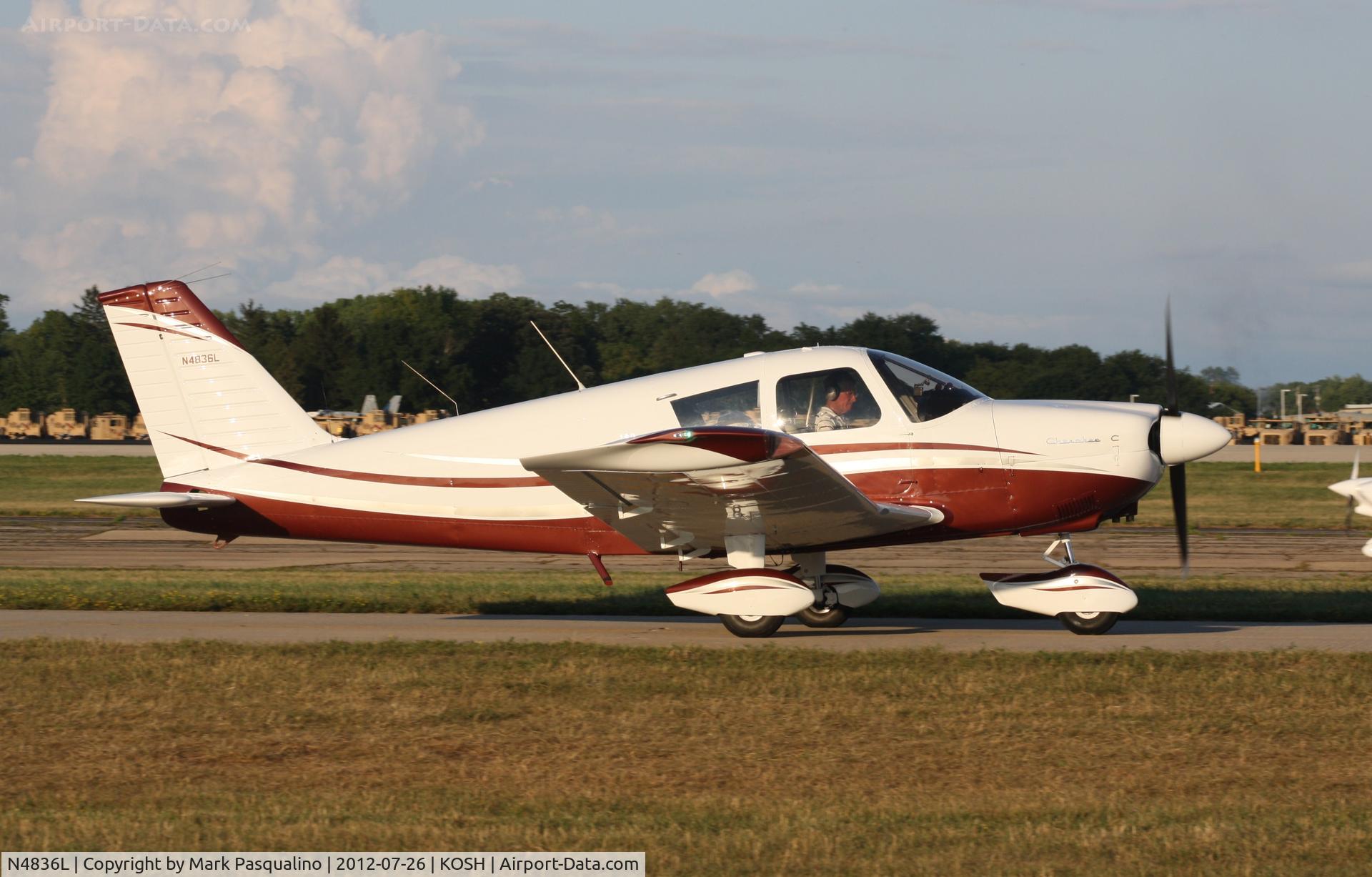 N4836L, 1967 Piper PA-28-180 C/N 28-4180, Piper PA-28-180