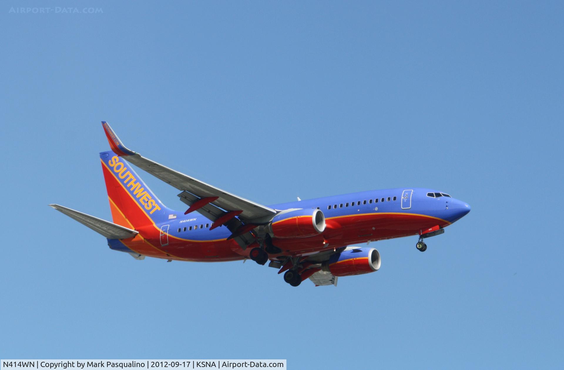 N414WN, 2001 Boeing 737-7H4 C/N 29820, Boeing 737-700