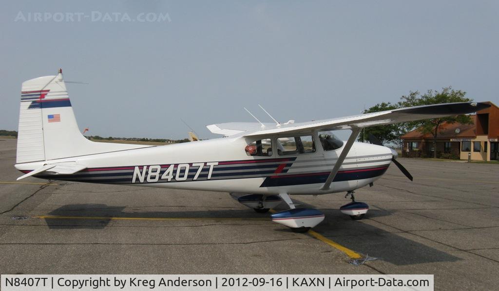 N8407T, 1959 Cessna 182B Skylane C/N 52307, Cessna 182B Skylane on the line.