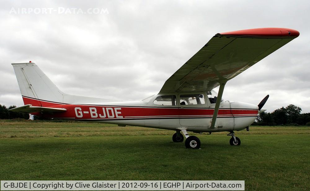 G-BJDE, 1973 Reims F172M Skyhawk Skyhawk C/N 0984, Ex: D-EGBR > OO-MSS > G-BJDE - Originally owned to, Sibson Aero Sales Ltd in August 1981 and currently in private hands since August 2007.