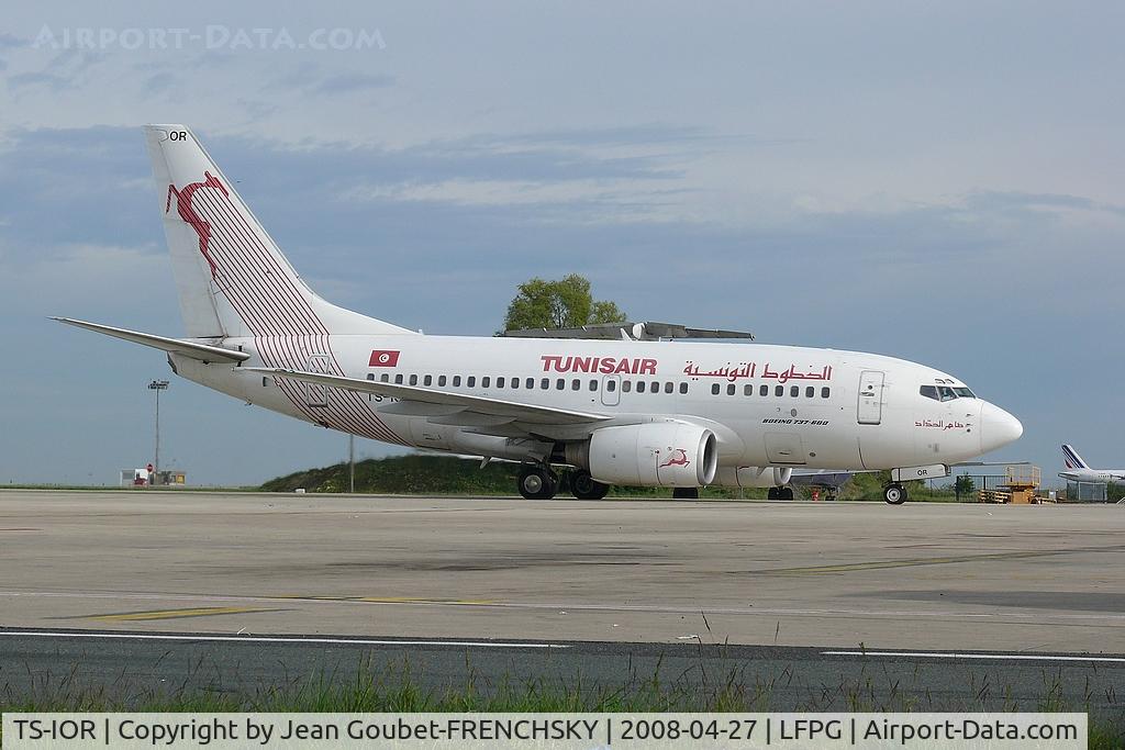 TS-IOR, 2001 Boeing 737-6H3 C/N 29502, named 'Tahar Haddad'