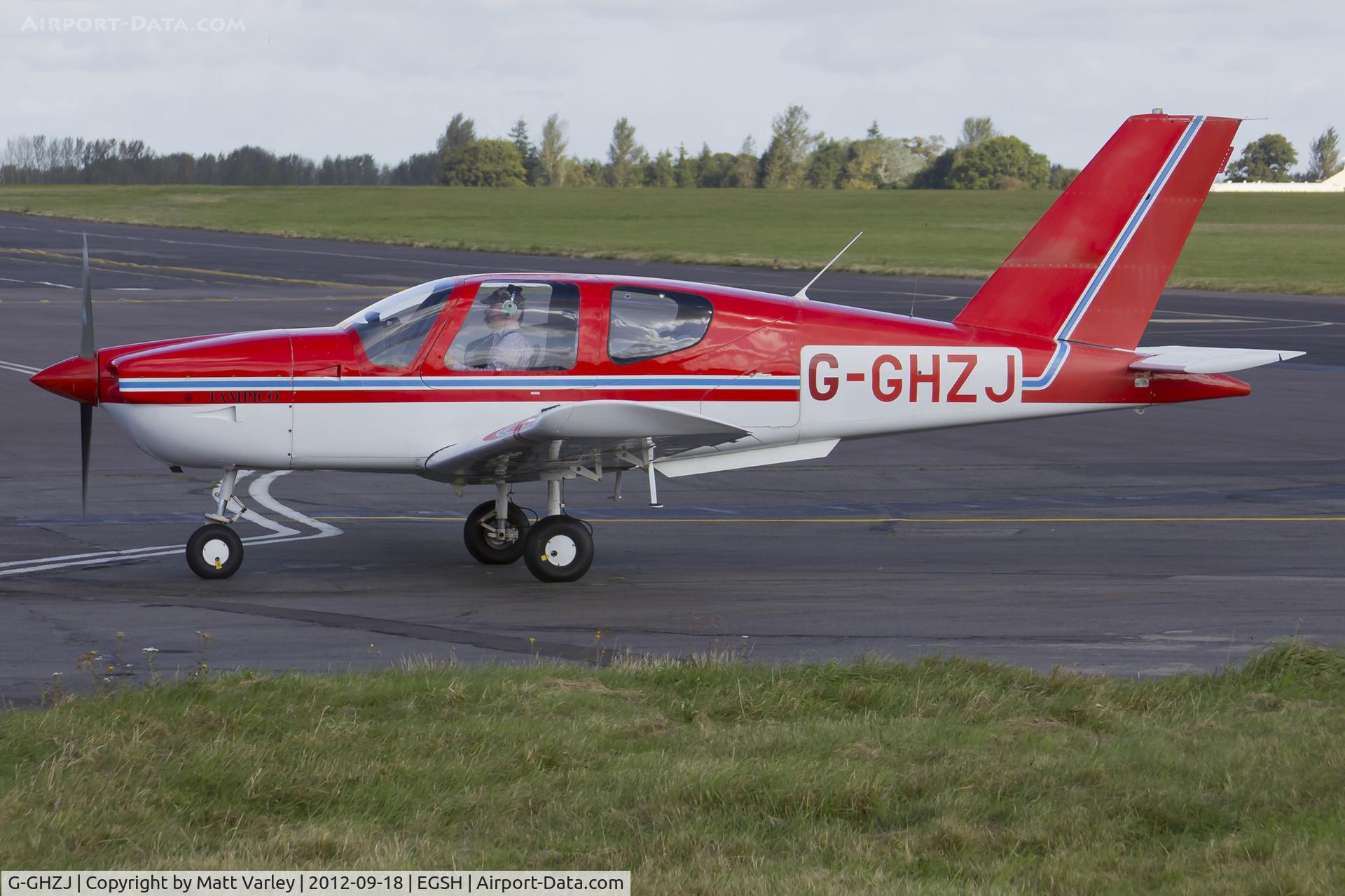 G-GHZJ, 1989 Socata TB-9 Tampico C/N 941, Arriving at SaxonAir.
