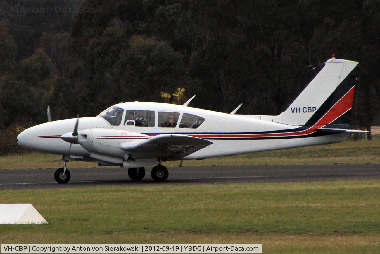 VH-CBP, 1965 Piper PA-23-250 Aztec C C/N 27-2875, VH-CBP @ YBDG inbound on R17