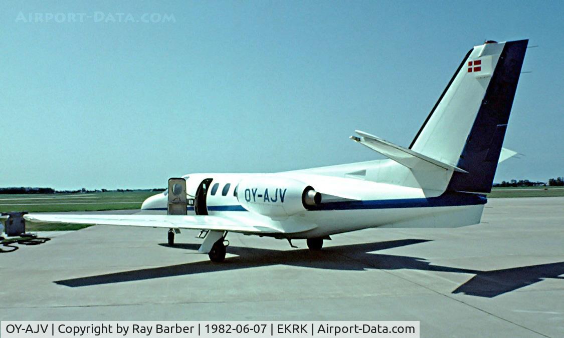 OY-AJV, 1975 Cessna 500 Citation 1 C/N 500-0279, Cessna Citation [500-0279] Roskilde~OY 07/06/1982