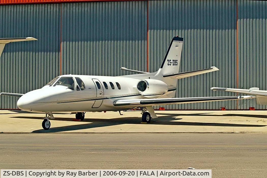 ZS-DBS, 1973 Cessna 500 Citation I C/N 500-0061, Cessna Citation I [500-0061] Lanseria~ZS 20/09/2006
