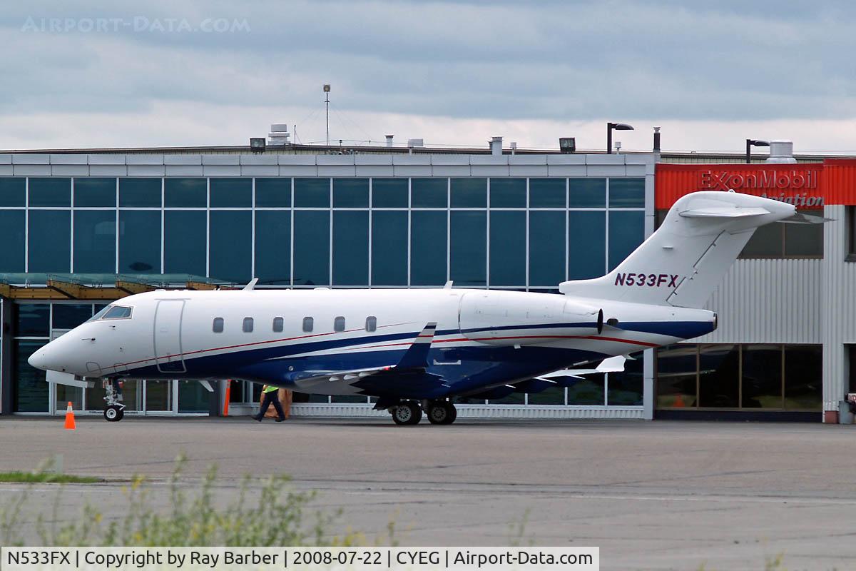 N533FX, 2007 Bombardier Challenger 300 (BD-100-1A10) C/N 20160, Bombardier Challenger 300 [20160] (FlexJet) Edmonton Int~C 22/07/2008