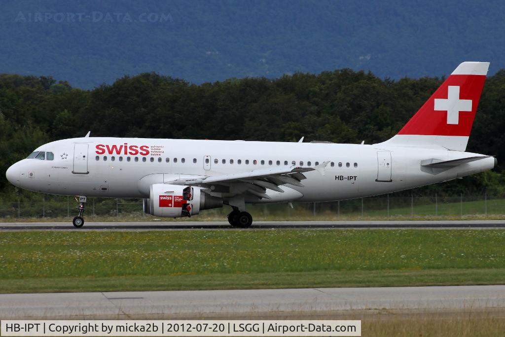 HB-IPT, 1997 Airbus A319-112 C/N 727, Landing. Scrapped in march 2020